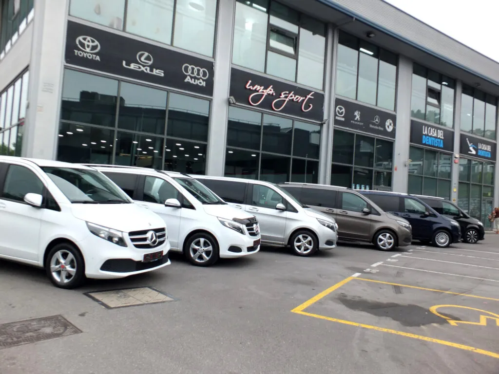 V-Class en la exposición exterior de IMP Sport